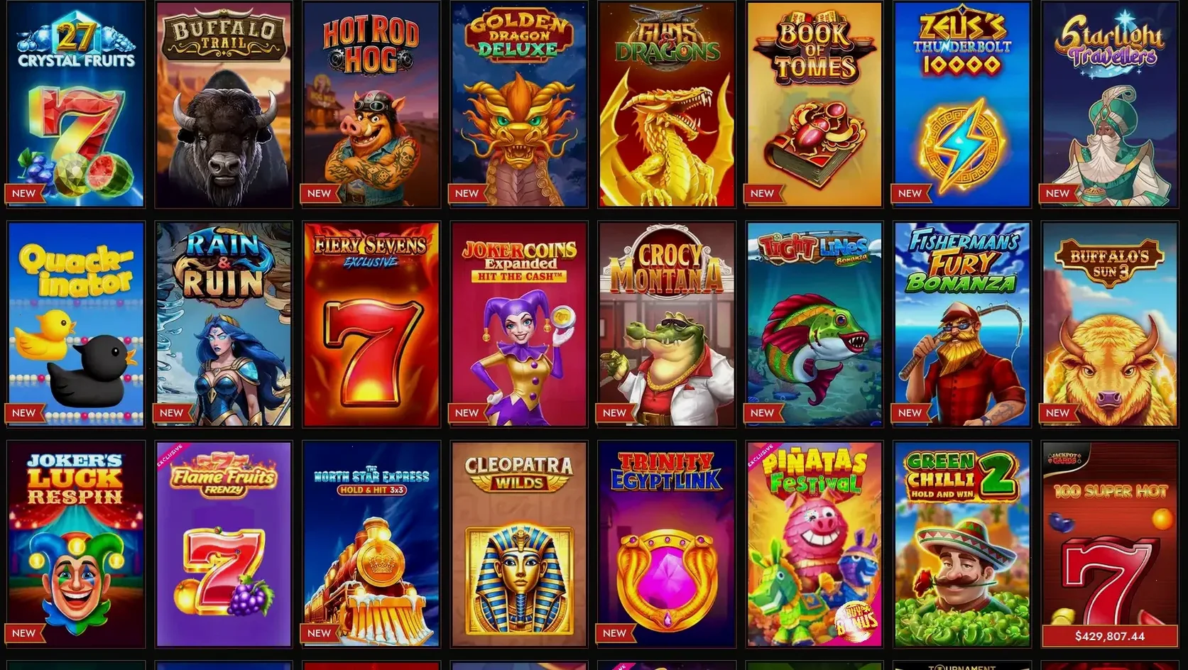 Deloro Bonus Übersicht Slot Spiele